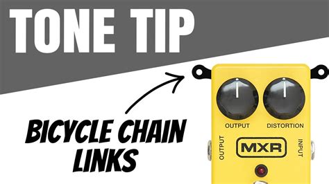 Bike Chain Links For Pedalboard