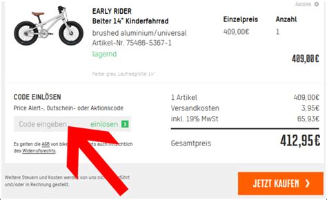 Bike Components Aktionscode