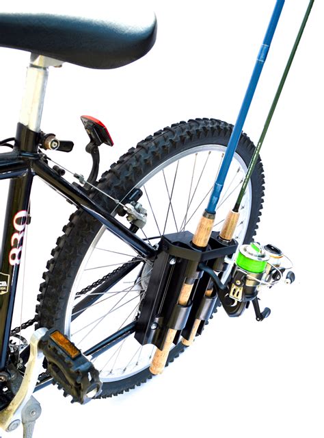 bike fishing pole holder types