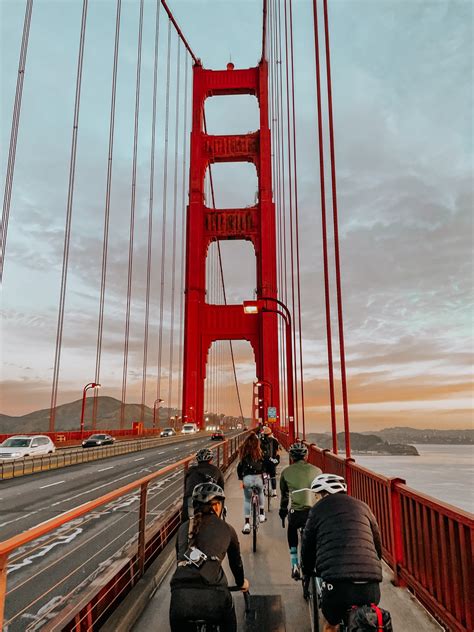 biking Golden Gate Bridge