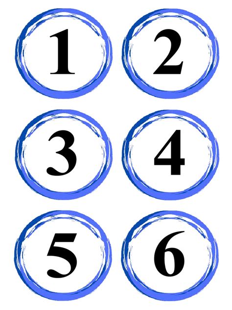 Bikini Contest Numbers Printable