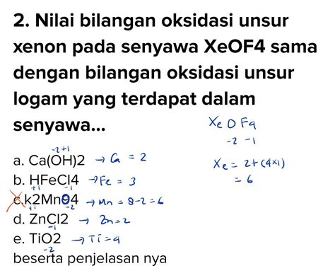 Bilangan Oksidasi S pada Senyawa Na2SO4 Adalah