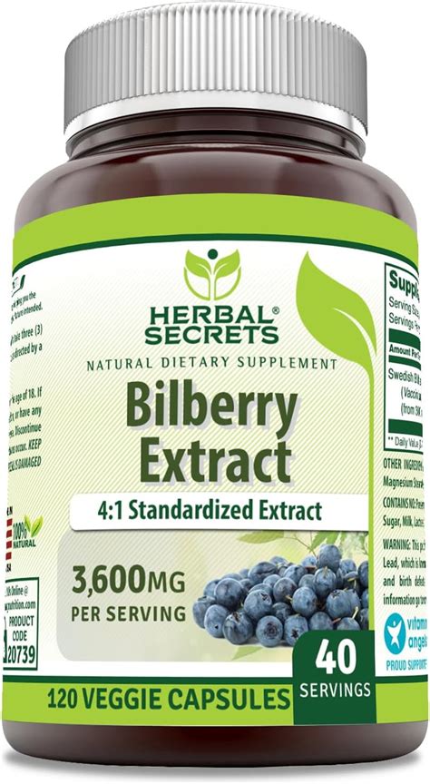 Bilberry Extract Walmart