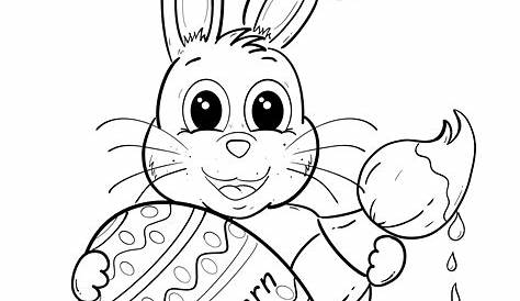 Bunny coloring pages, Easter bunny colouring, Easter coloring pages