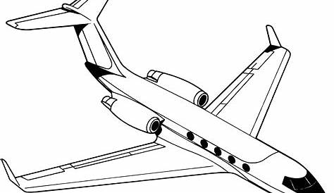 Flugzeug Malvorlage 01 | Malvorlagen, Flugzeug ausmalbild, Flugzeug malen