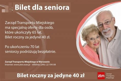 bilet dla seniora dla kogo