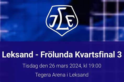 biljetter leksand frölunda