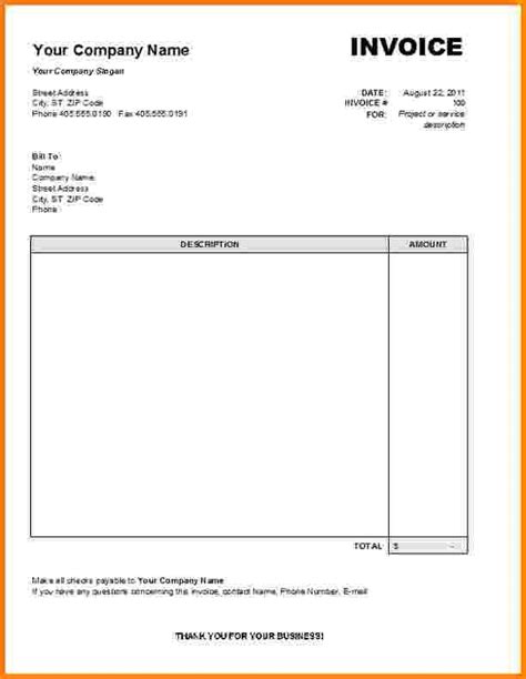 Bill For Services Rendered Template In 2023