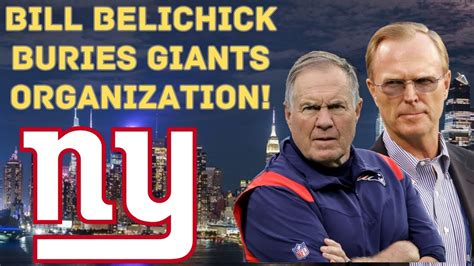 bill belichick buries ny giants organization