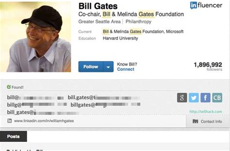 bill gates contact email address