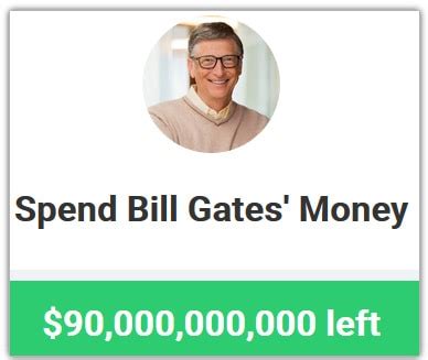 bill gates spend my money