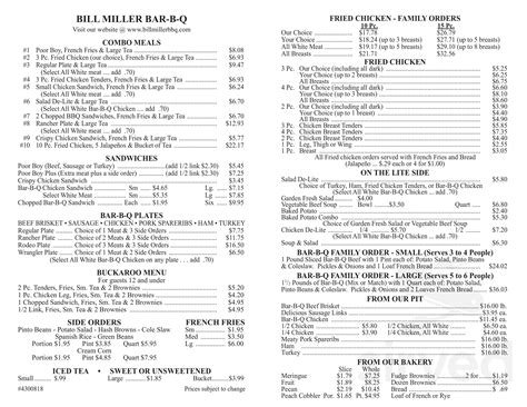 bill miller menu san antonio bitters rs