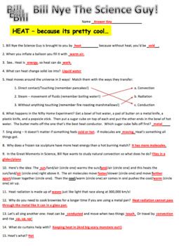 bill nye heat transfer worksheet answers