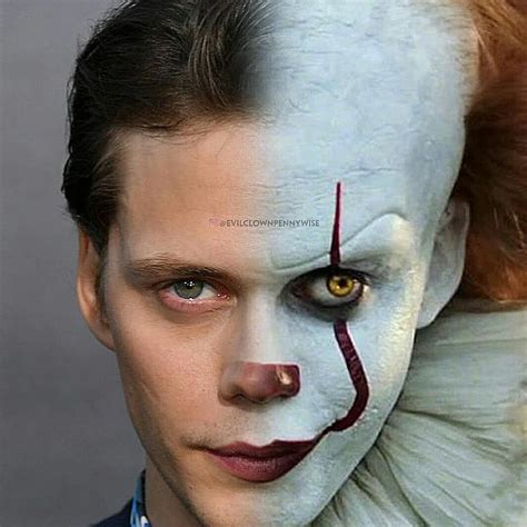 bill skarsgard as pennywise