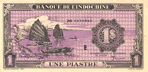 billet de banque indochine