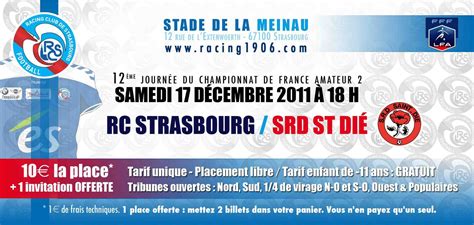 billet racing club de strasbourg