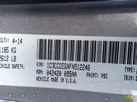 Billet Silver Metallic Paint Code