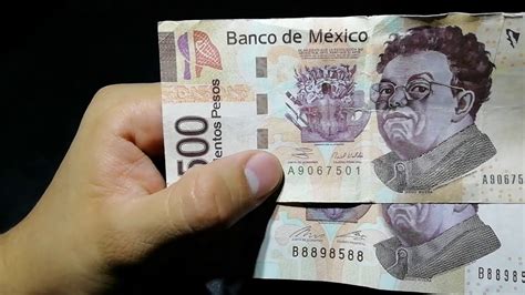billete de 500 pesos mexicanos falso