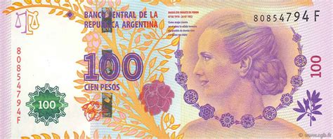 billetes de 100 pesos argentinos