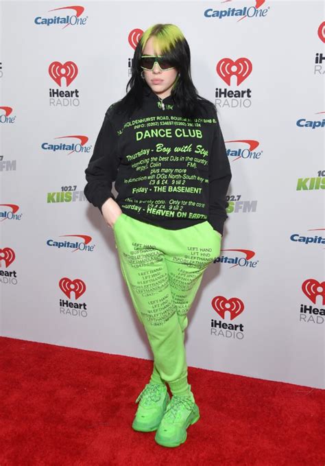 billie eilish measurements 2022