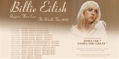 billie eilish tour dates 2021