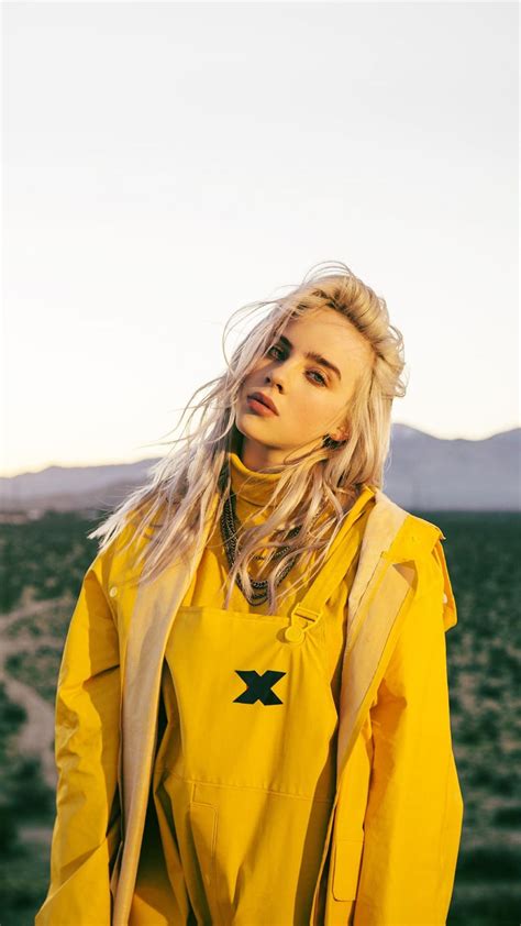 billie eilish yellow outfit