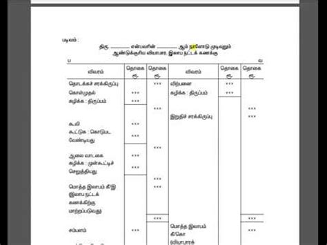 billing meaning in tamil with example