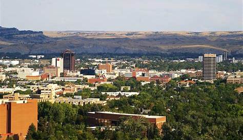 Billings, MT : Downtown Billings viewed from the rims photo, picture