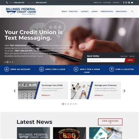 billings federal credit union online banking