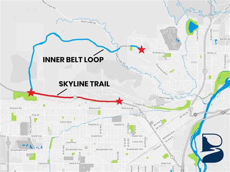 Billings Inner Belt Loop Map