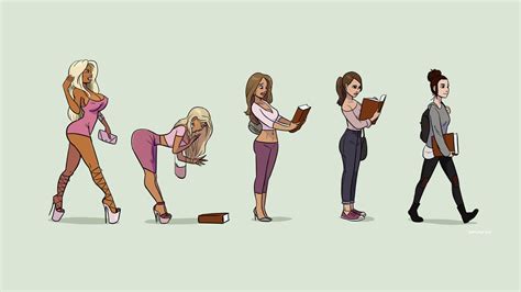 Bimbo Picking Up Book