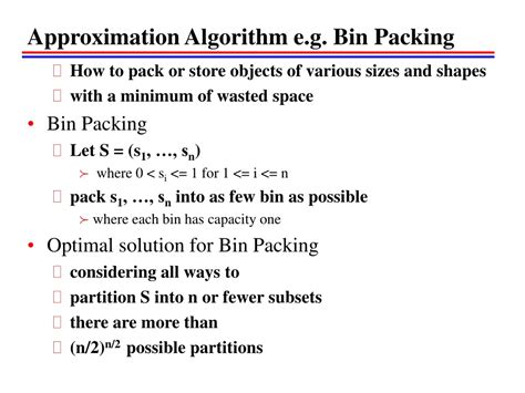 Bin Packing Approximation Algorithm