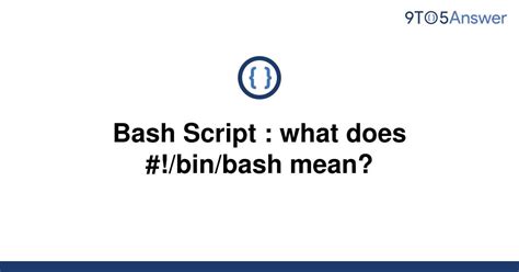 Bin Stands For In Linux