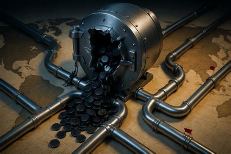 Binance logo with magnifying glass