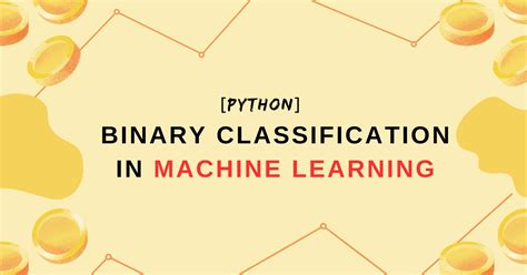 binary classification machine learning algorithms