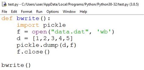 binary files in python class 12 important questions