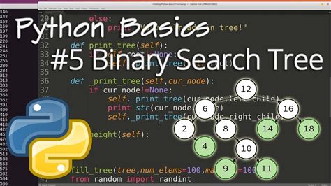 binary search tree in data structure program in python