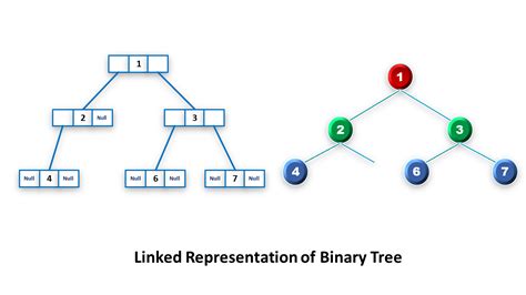 binary tree representation in data structure in c
