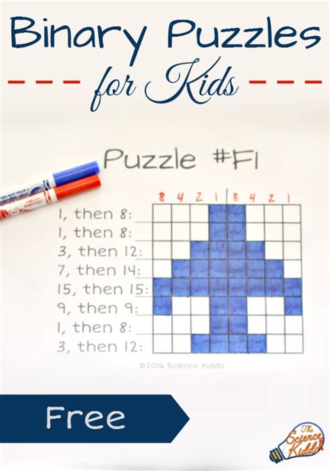 Binary Worksheet For Kids
