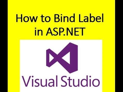 Bind Data To Label Asp Net C#