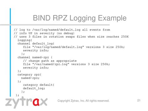 Bind Rpz Example