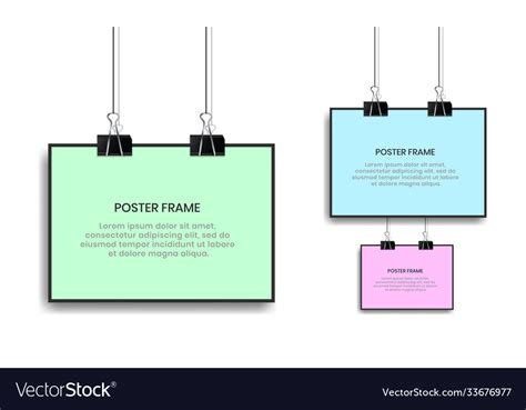 Binder Clips Posters