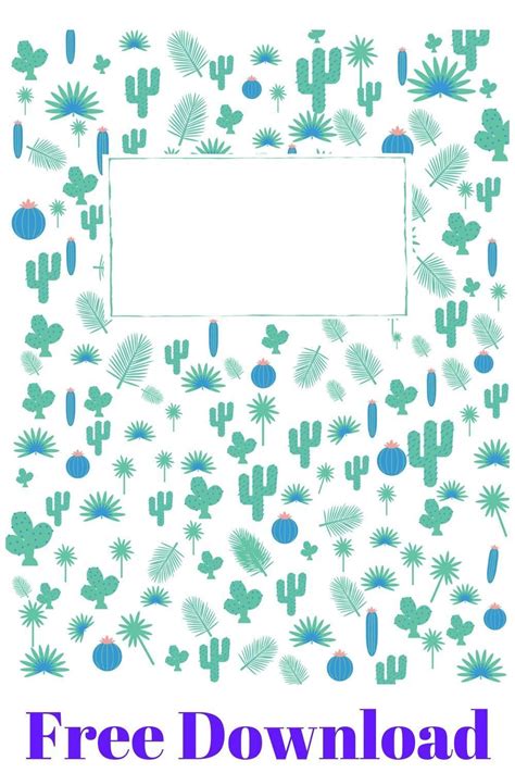 Binder Cover Printable Sheets