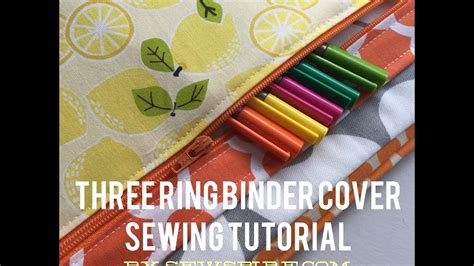 Binder Zipper Pouch Sewing Pattern
