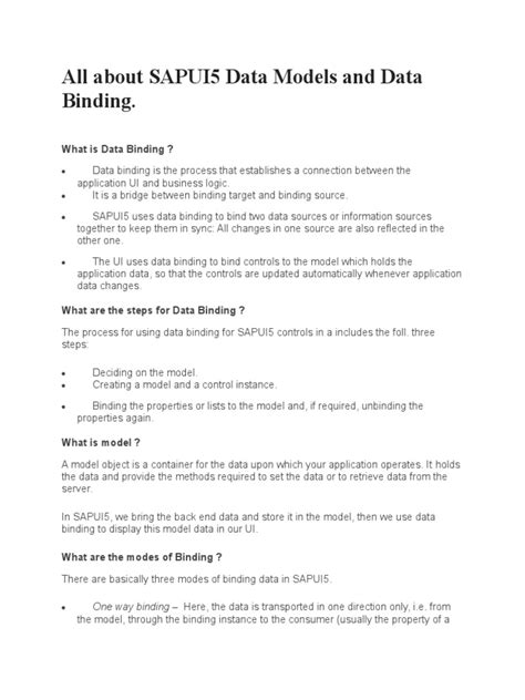 Binding Nested Json Data In Sapui5 Xml View
