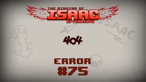 Binding Of Isaac Error
