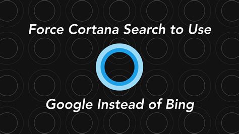 bing comes up instead of cortana