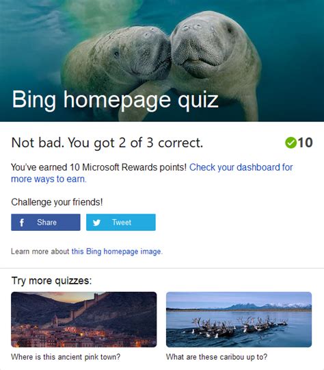 bing homepage quiz the love is blind