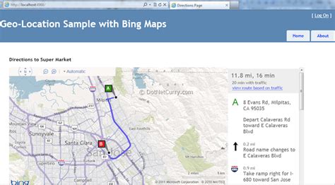 Bing Maps Mvc Example: A Comprehensive Guide