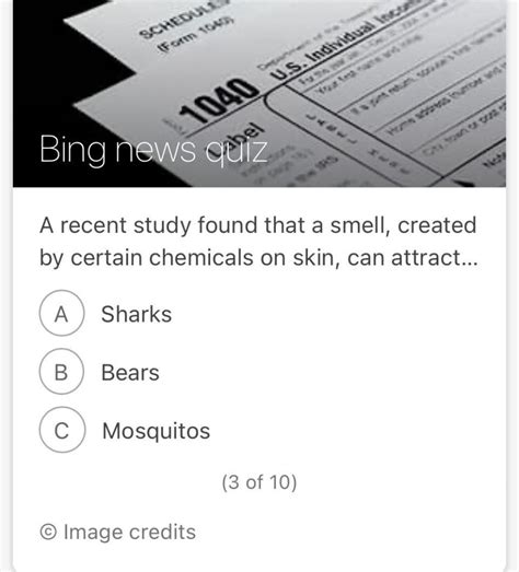 bing news quiz 155